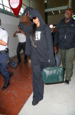 RIHANNA at Rossy-Charles-de-Gaulle Airport 09/25/2016