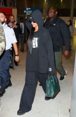 RIHANNA at Rossy-Charles-de-Gaulle Airport 09/25/2016