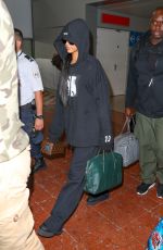 RIHANNA at Rossy-Charles-de-Gaulle Airport 09/25/2016