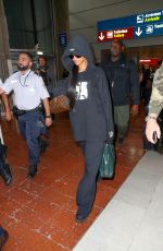 RIHANNA at Rossy-Charles-de-Gaulle Airport 09/25/2016