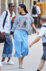 RIHANNA Out and About in New York 09/02/2016