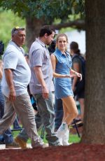 RILEY KEOUGH on the Set of 