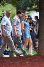 RILEY KEOUGH on the Set of 
