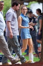 RILEY KEOUGH on the Set of 