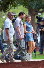RILEY KEOUGH on the Set of 