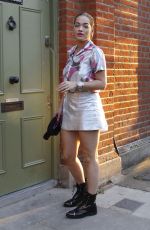 RITA ORA Arrives at Grove Recording Studios in London 09/13/2016