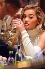 RITA ORA at a Restaurant in New York 09/06/2016