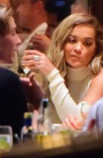 RITA ORA at a Restaurant in New York 09/06/2016