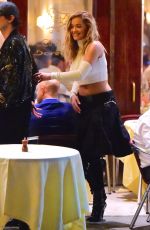 RITA ORA at a Restaurant in New York 09/06/2016