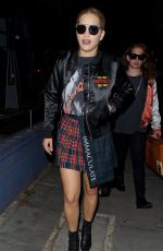 RITA ORA at Grove Recording Studios in London 09/14/2016