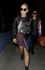 RITA ORA at Grove Recording Studios in London 09/14/2016