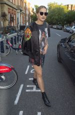 RITA ORA at Grove Recording Studios in London 09/14/2016