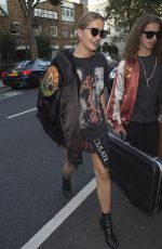 RITA ORA at Grove Recording Studios in London 09/14/2016
