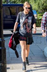 RITA ORA at Grove Recording Studios in London 09/14/2016