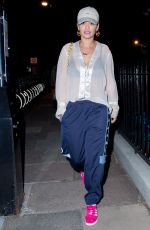 RITA ORA Leaves a Recording Studio in London 09/12/2016