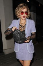 RITA ORA Leaves Apple Music Festival in London 09/27/2016