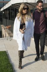 RITA ORA Leaves Hotel Veronesi in Verona 09/20/2016