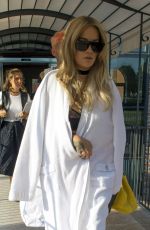 RITA ORA Leaves Hotel Veronesi in Verona 09/20/2016