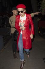 RITA ORA Leaves Sarm Studio in London 09/21/2016