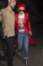 RITA ORA Leaves Sarm Studio in London 09/21/2016