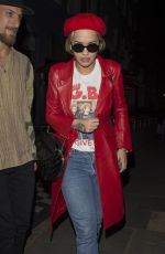 RITA ORA Leaves Sarm Studio in London 09/21/2016