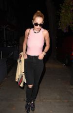 RITA ORA Night Out in London 09/22/2016
