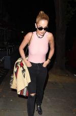 RITA ORA Night Out in London 09/22/2016