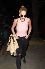 RITA ORA Night Out in London 09/22/2016