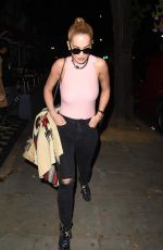RITA ORA Night Out in London 09/22/2016