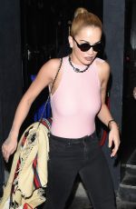 RITA ORA Night Out in London 09/22/2016