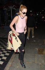 RITA ORA Night Out in London 09/22/2016