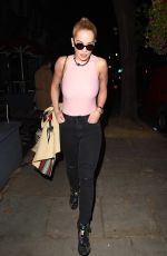 RITA ORA Night Out in London 09/22/2016