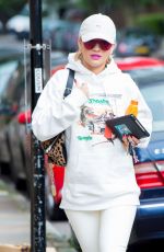 RITA ORA Out and About in London 09/12/2016