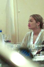 RITA ORA Out for Dinner at Pierluigi Restaurant in Rome 09/02/2016