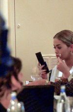 RITA ORA Out for Dinner at Pierluigi Restaurant in Rome 09/02/2016