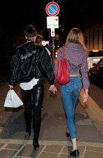 ROMEE STRIJD and TAYLOR HILL Night Out in Milan 09/24/2016