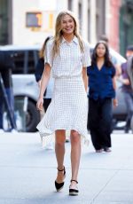 ROMEE STRIJD on the Set of a Photoshoot in New York 09/04/2016