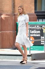 ROMEE STRIJD on the Set of a Photoshoot in New York 09/04/2016