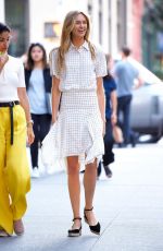 ROMEE STRIJD on the Set of a Photoshoot in New York 09/04/2016
