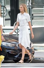 ROMEE STRIJD on the Set of a Photoshoot in New York 09/04/2016
