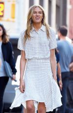 ROMEE STRIJD on the Set of a Photoshoot in New York 09/04/2016