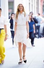 ROMEE STRIJD on the Set of a Photoshoot in New York 09/04/2016