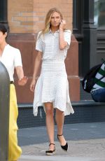 ROMEE STRIJD on the Set of a Photoshoot in New York 09/04/2016