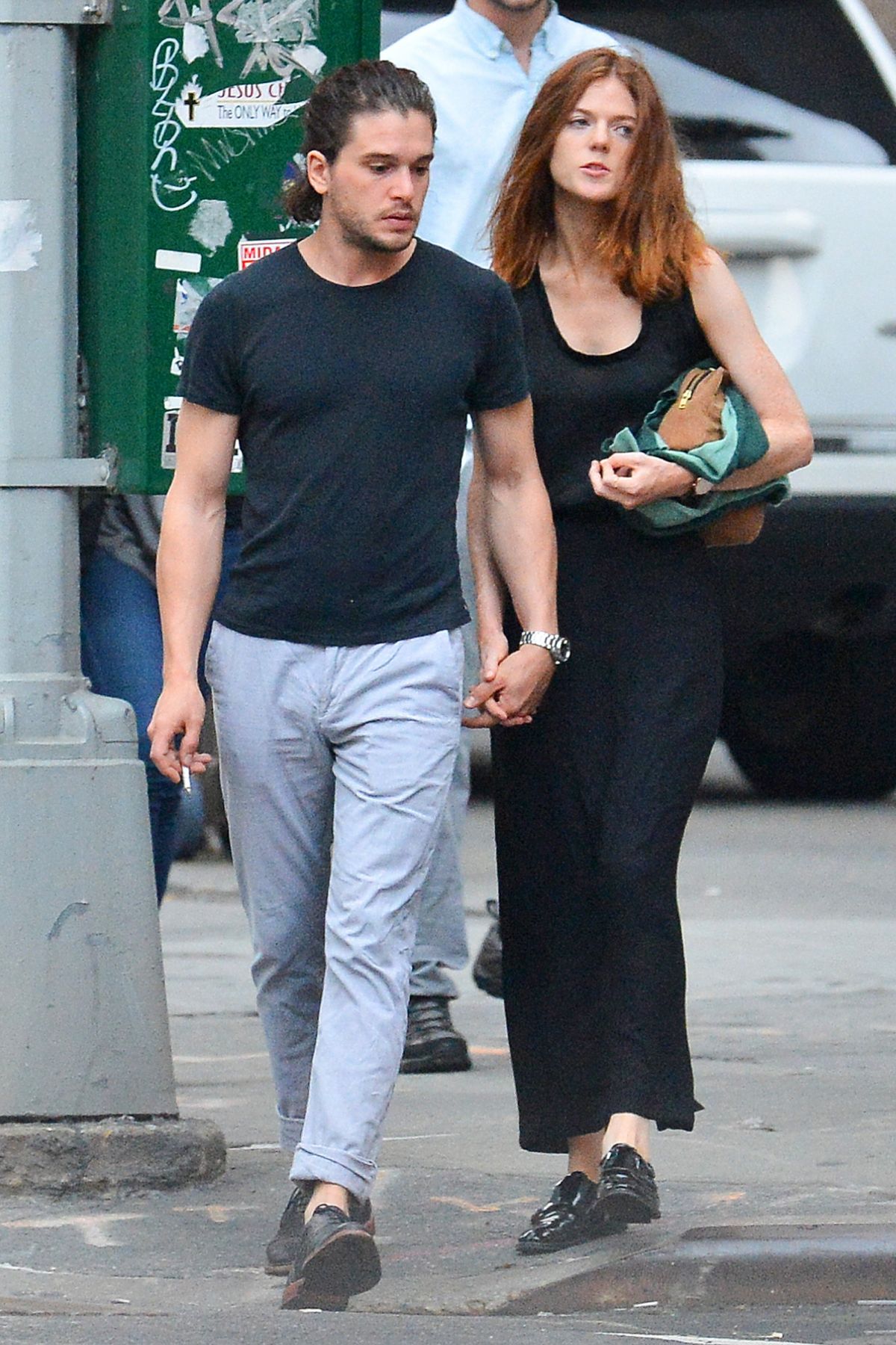 ROSE LESLIE and Kit Harington Out in New York 09/01/2016 – HawtCelebs