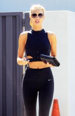 ROSIE HUNTINGTON-WHITELEY Leaves a Gym in West Hollywood 09/09/2016