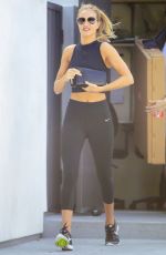 ROSIE HUNTINGTON-WHITELEY Leaves a Gym in West Hollywood 09/09/2016