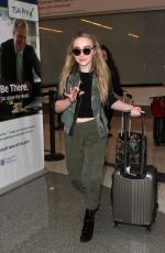 SABRINA CARPENTER at LAX Airport in Los Angeles 09/19/2016