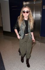 SABRINA CARPENTER at LAX Airport in Los Angeles 09/19/2016