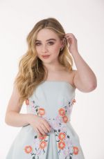 SABRINA CARPENTER on the Set of a Photoshoot, September 2016
