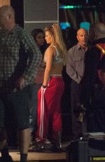 SAMANTHA HOOPES on the Set of 